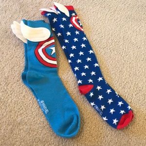 Captain America Socks 2 pairs